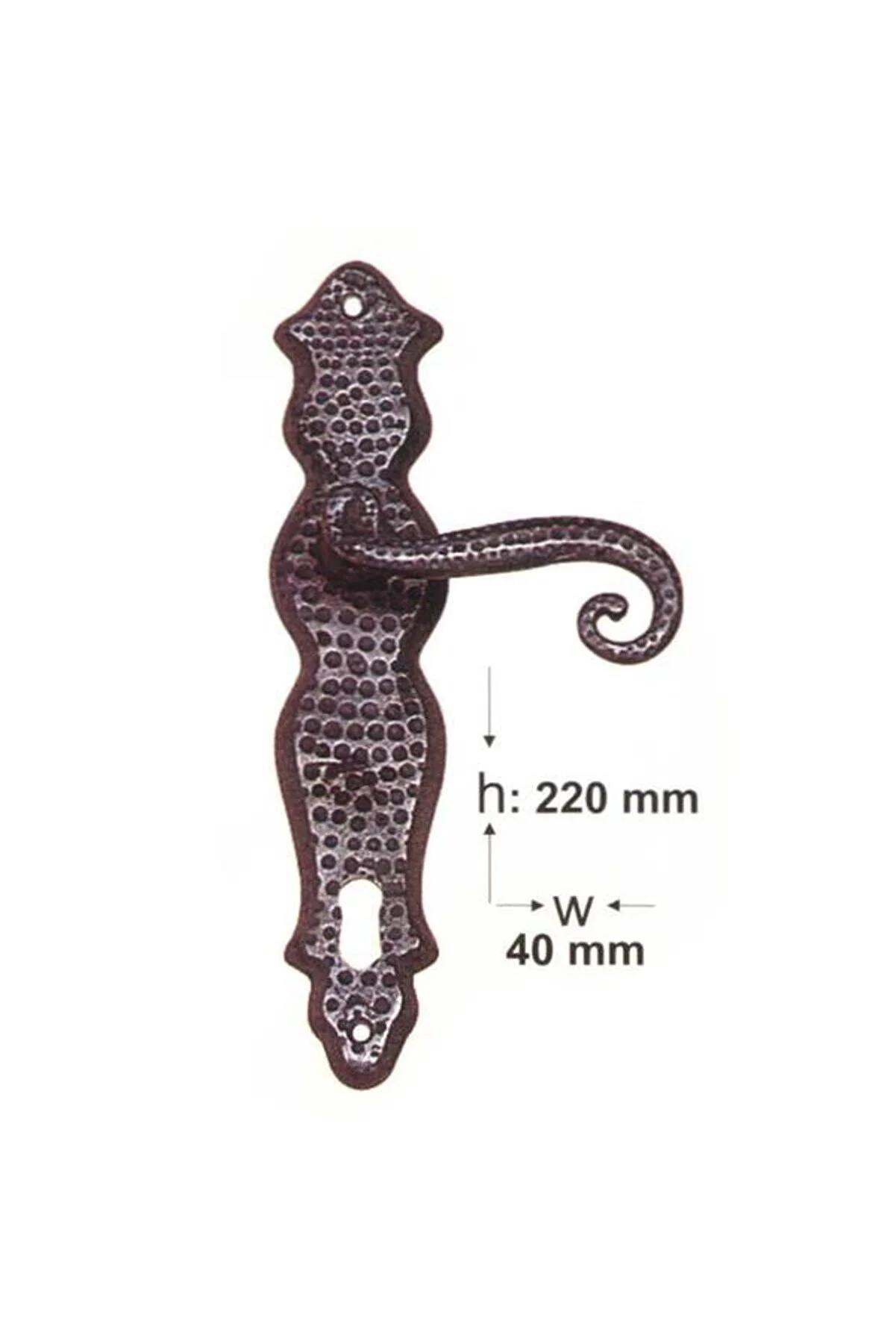 ANTİK BRONZ KAPI KOLU YALE A-22