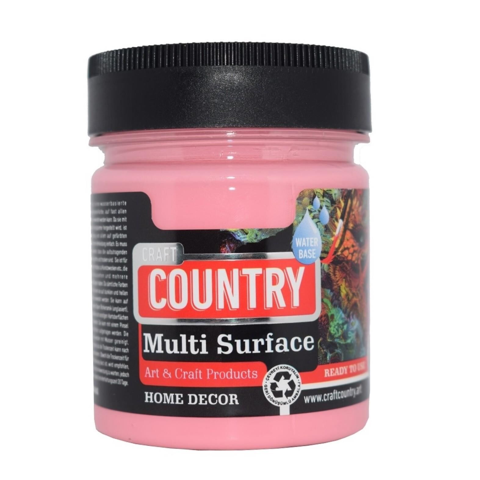 COUNTRY MULTİ AKRİLİK PASTEL PEMBE 1028 550 GR