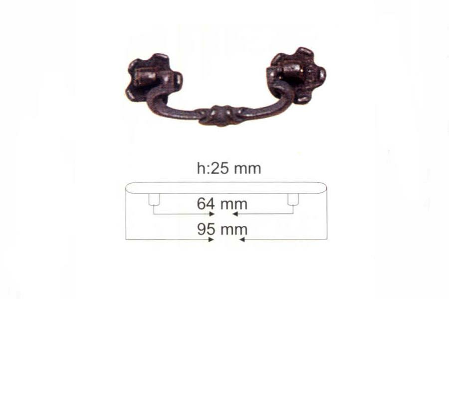 ANTİK BRONZ KULP C-37