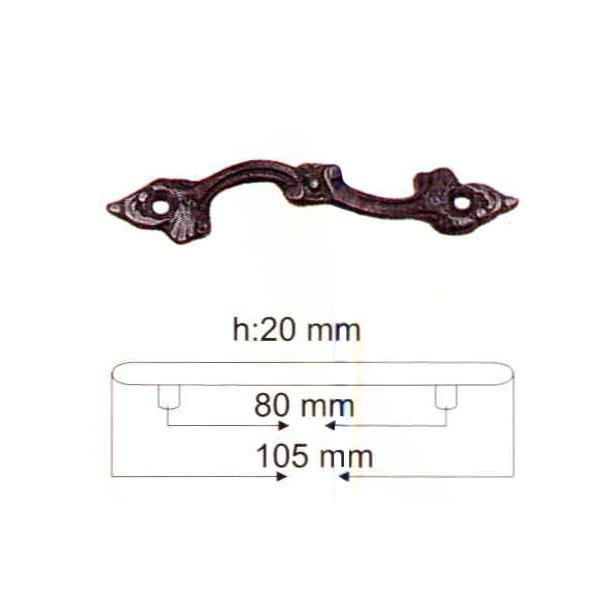 ANTİK BRONZ KULP C-51