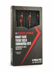 İZELTAŞ KRAFT TORNAVİDA SETİ 6 PARÇA