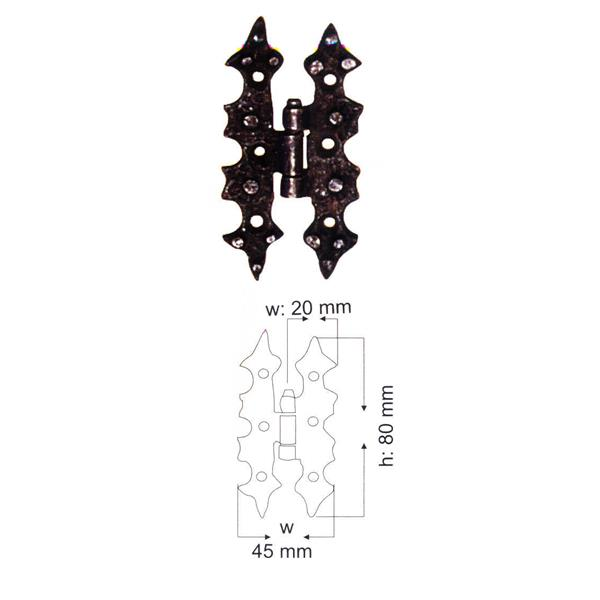 ANTİK BRONZ MENTEŞE B-43
