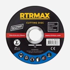 RTRMAX RDM11530 Metal Kesme Diski 115x3x22 mm