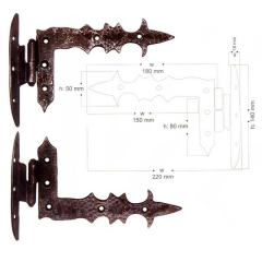 ANTİK BRONZ MENTEŞE B-8