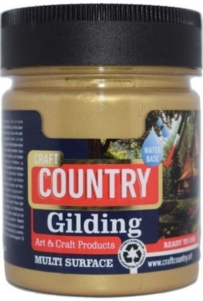 Country Glitter Simli Hobi Boyası 5803 Gümüş 120cc
