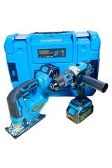 HAKTAŞ ŞARJLI MATKAP-DEKUPAJ 2Lİ SET HKT1100
