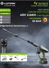 LUTIAN YIKAMA MAKİNESİ LC101-350 55 BAR AKÜLÜ 40V