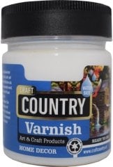 Country Hobi Boyası Su Bazlı Vernik 801 Parlak 120cc