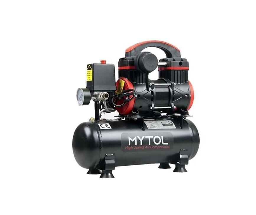 MYTOL HIZLI DOLUM KOMPRESÖR 6 LT. SİYAH