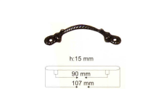 ANTİK BRONZ KULP C-136 OKSİT