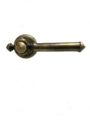 ANTİK BRONZ ROZETLİ KAPI KOLU A-177 YALE ANTİK SARI