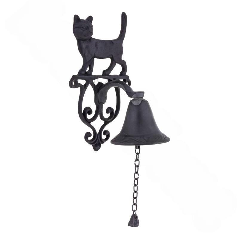 ANTİK BRONZ KAPI ÇANI KEDİ G-170