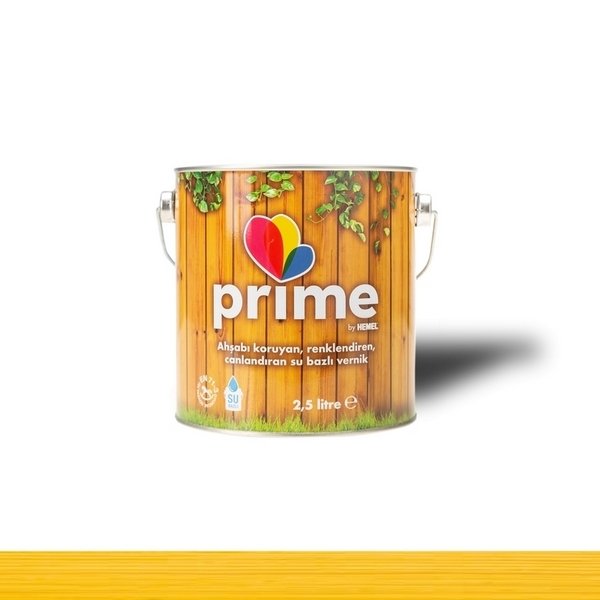 HEMEL PRİME VERNİK SU BAZLI ÇAM 2,50 LT