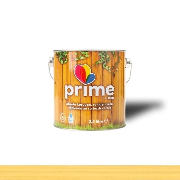 HEMEL PRİME VERNİK SU BAZLI ŞEFFAF 2,50 LT