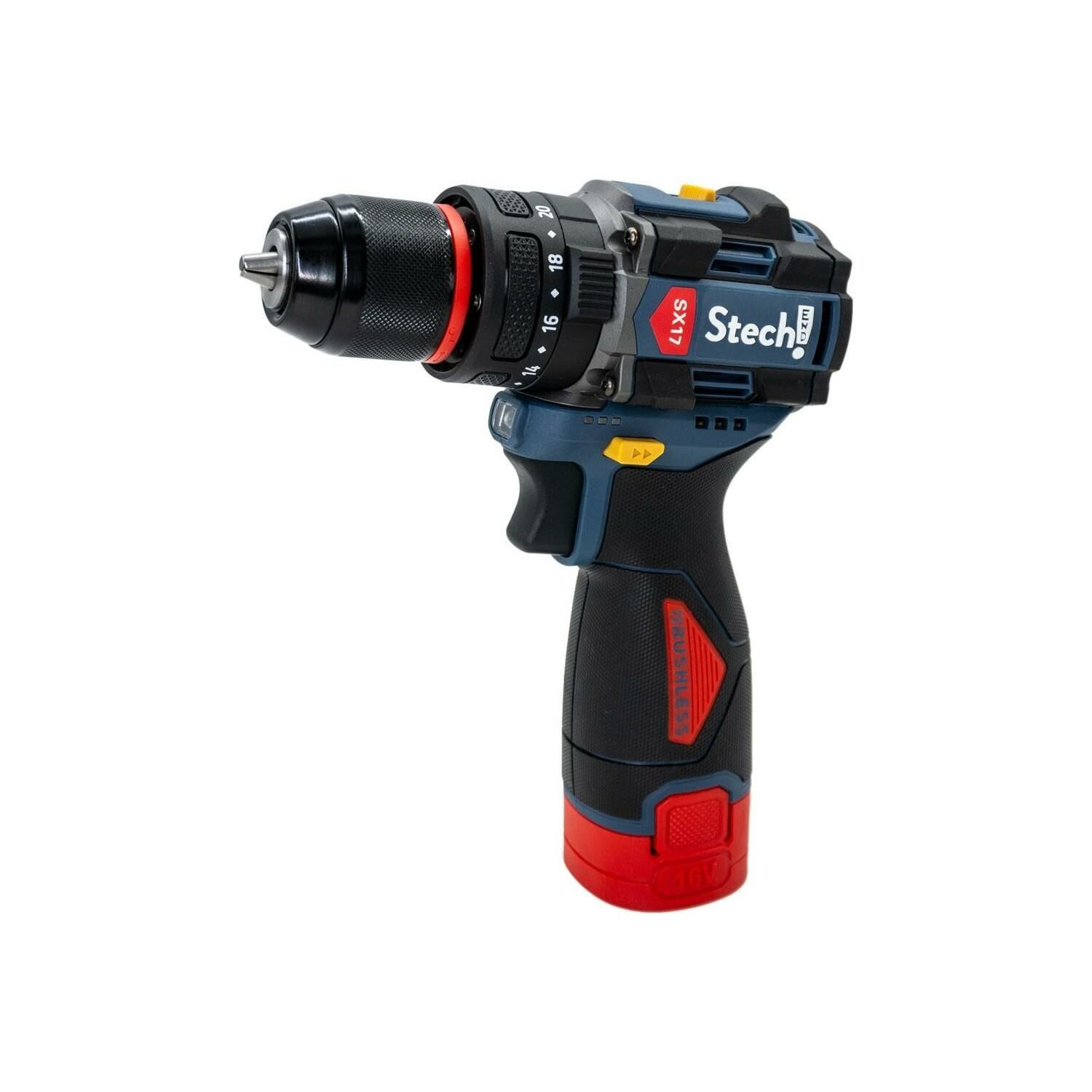 STECHEND AKÜLÜ DARBELi MATKAP 16V 2AH SX17