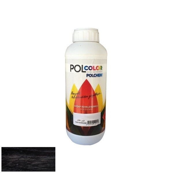 POLCOLOR AHŞAP RENKLENDİRİCİ SİYAH 1 LT