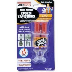 VODABOND EPOKSİ YAPIŞTIRICI 6 ML ŞEFFAF