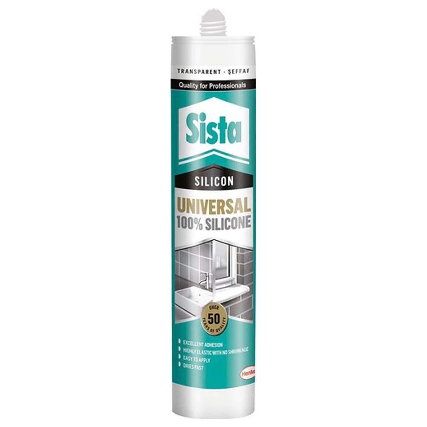 SİSTA SİLİKON ŞEFFAF 280 ML.