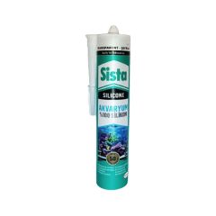 SİSTA AKVARYUM SİLİKON ŞEFFAF 280 ML.