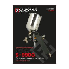 CALİFORNİA BOYA TABANCASI ÜST DEPO 1,8 MM S-990G