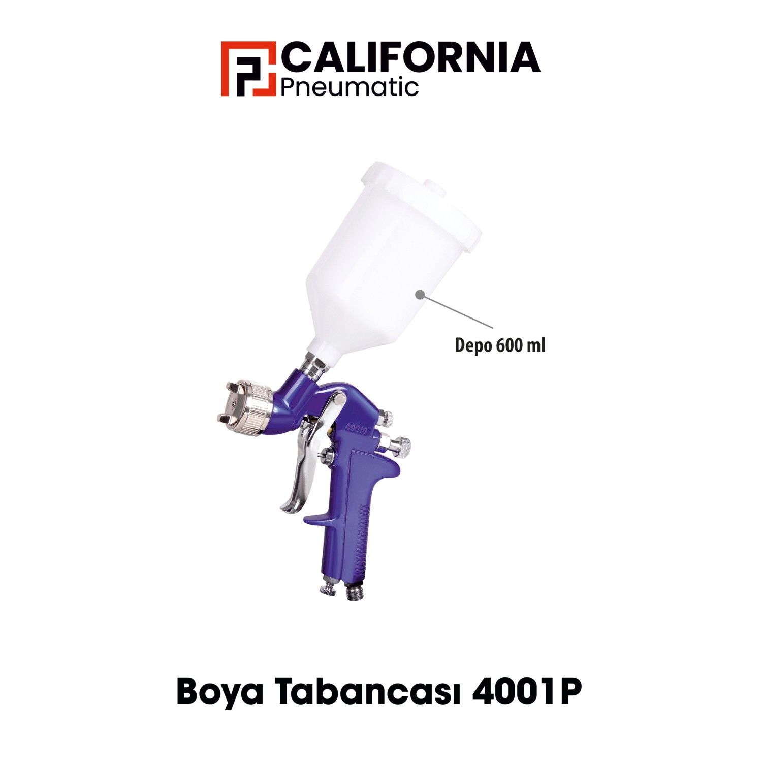 CALİFORNİA BOYA TABANCASI ÜST DEPO 1,3 MM