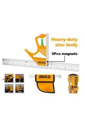 İNGCO MANYETİK KİLİT KOMBİ-ÇELİK CETVEL GÖNYE HSR530255